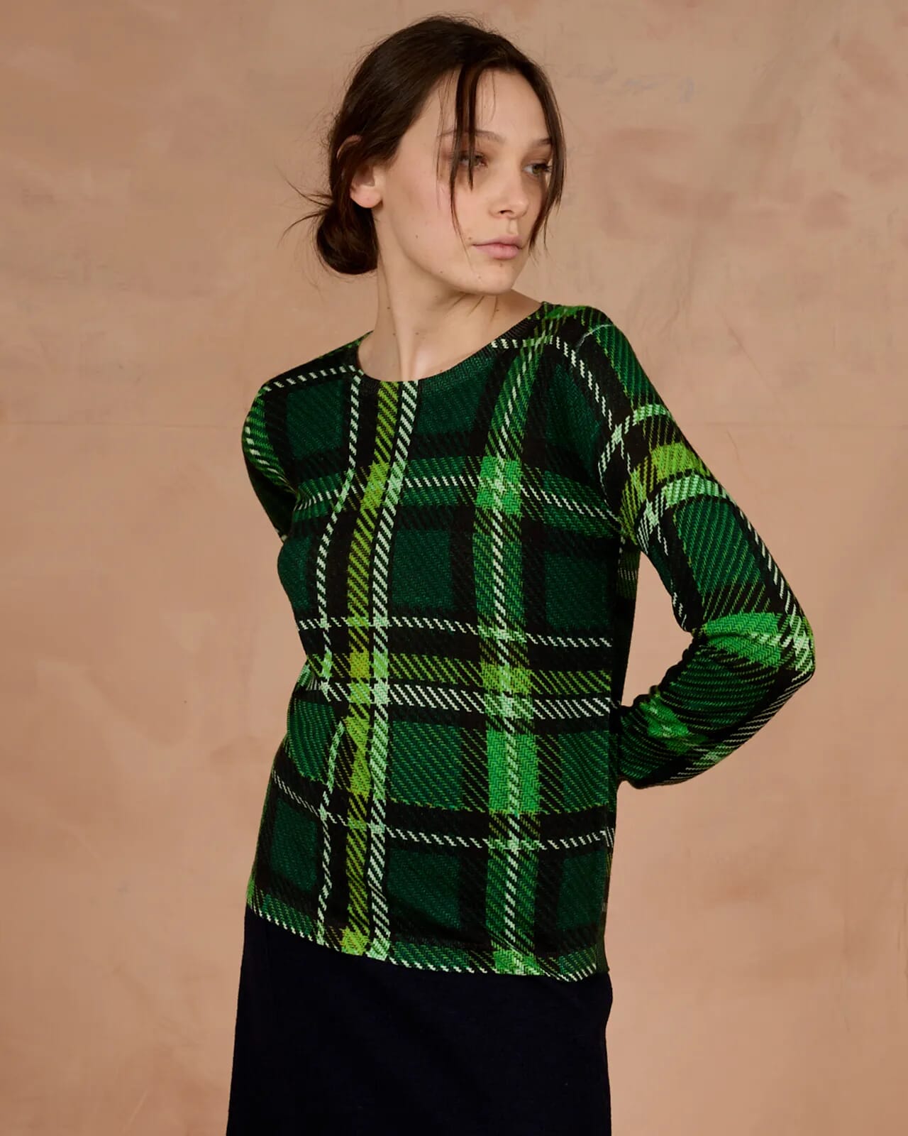 GEOMETRIC PRINT CREWNECK  JUMPER COL. 229