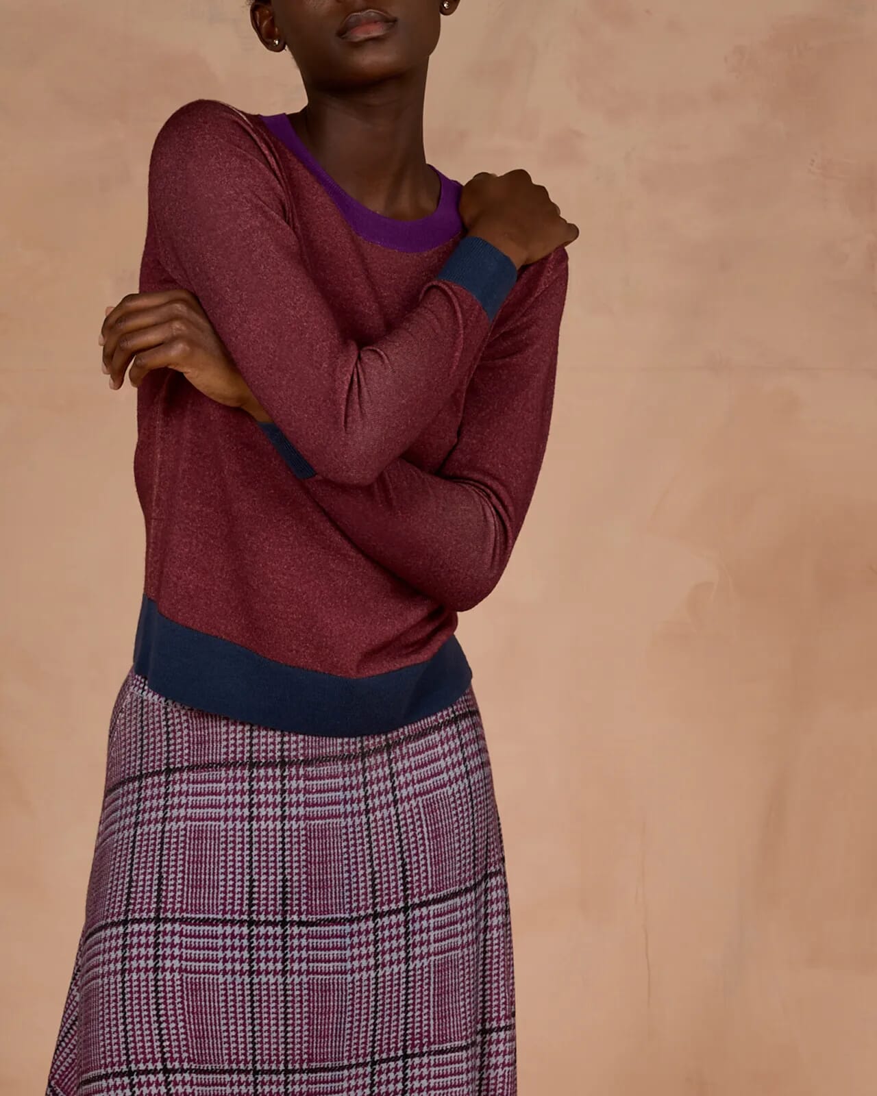 SOLID COLOUR CREWNECK JUMPER  COL. 019