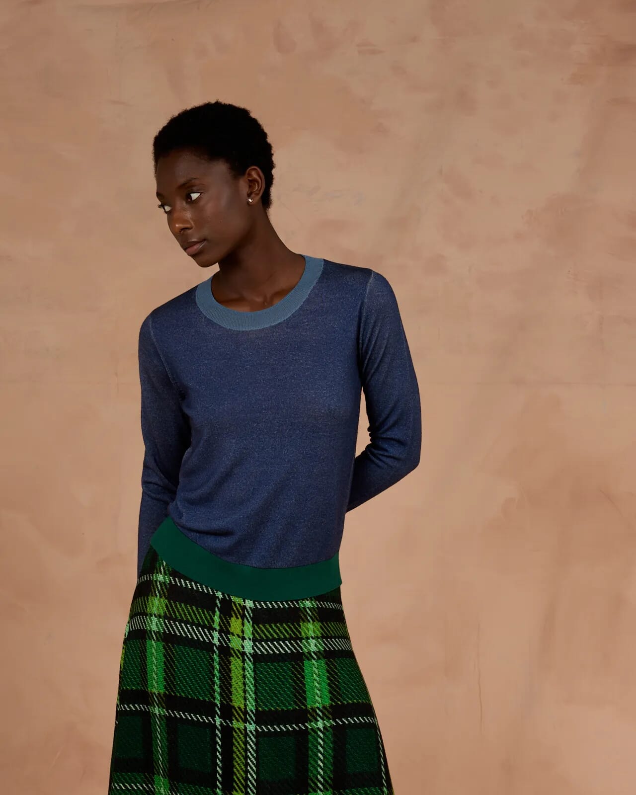 SOLID COLOUR CREWNECK JUMPER  COL. 026