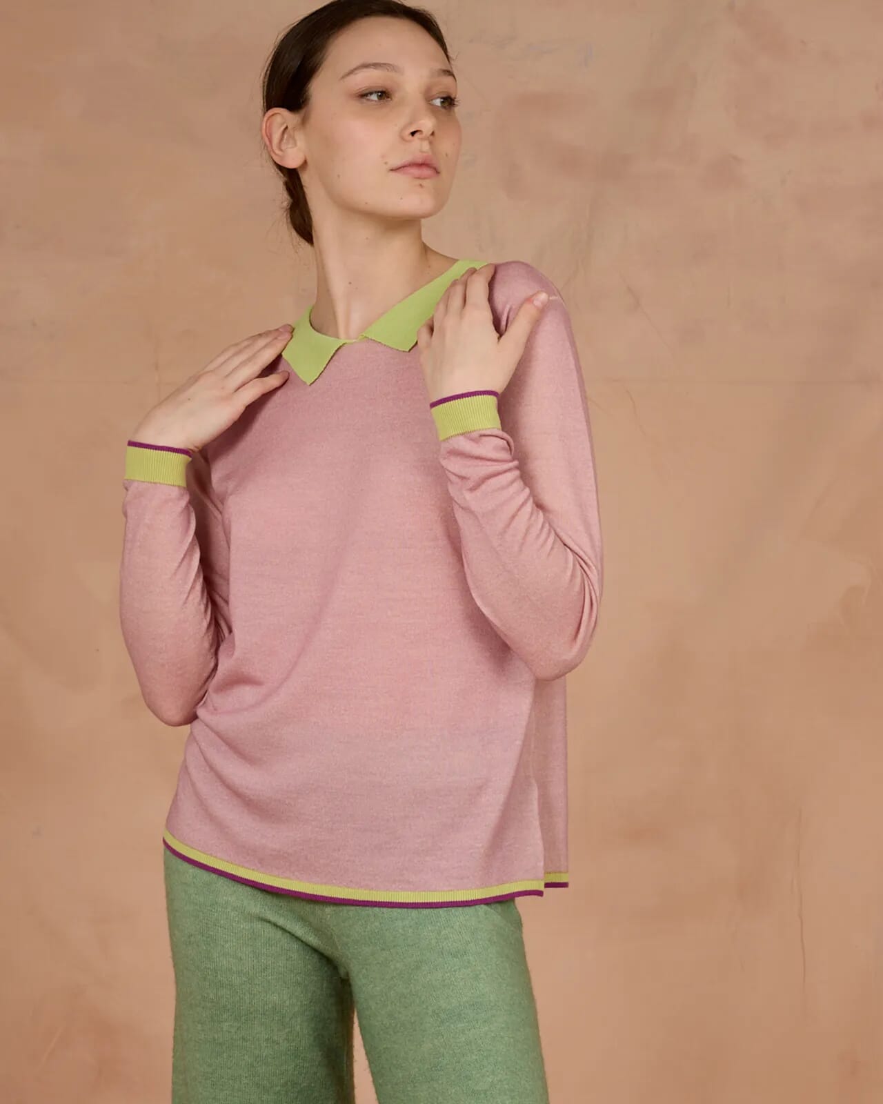 SOLID COLOUR DUPLEX POLO COL.004