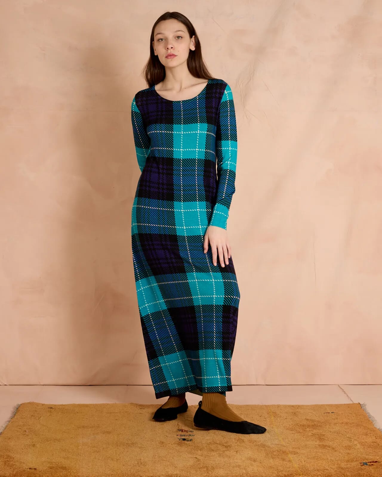 GEOMETRIC LONG DRESS COL.223