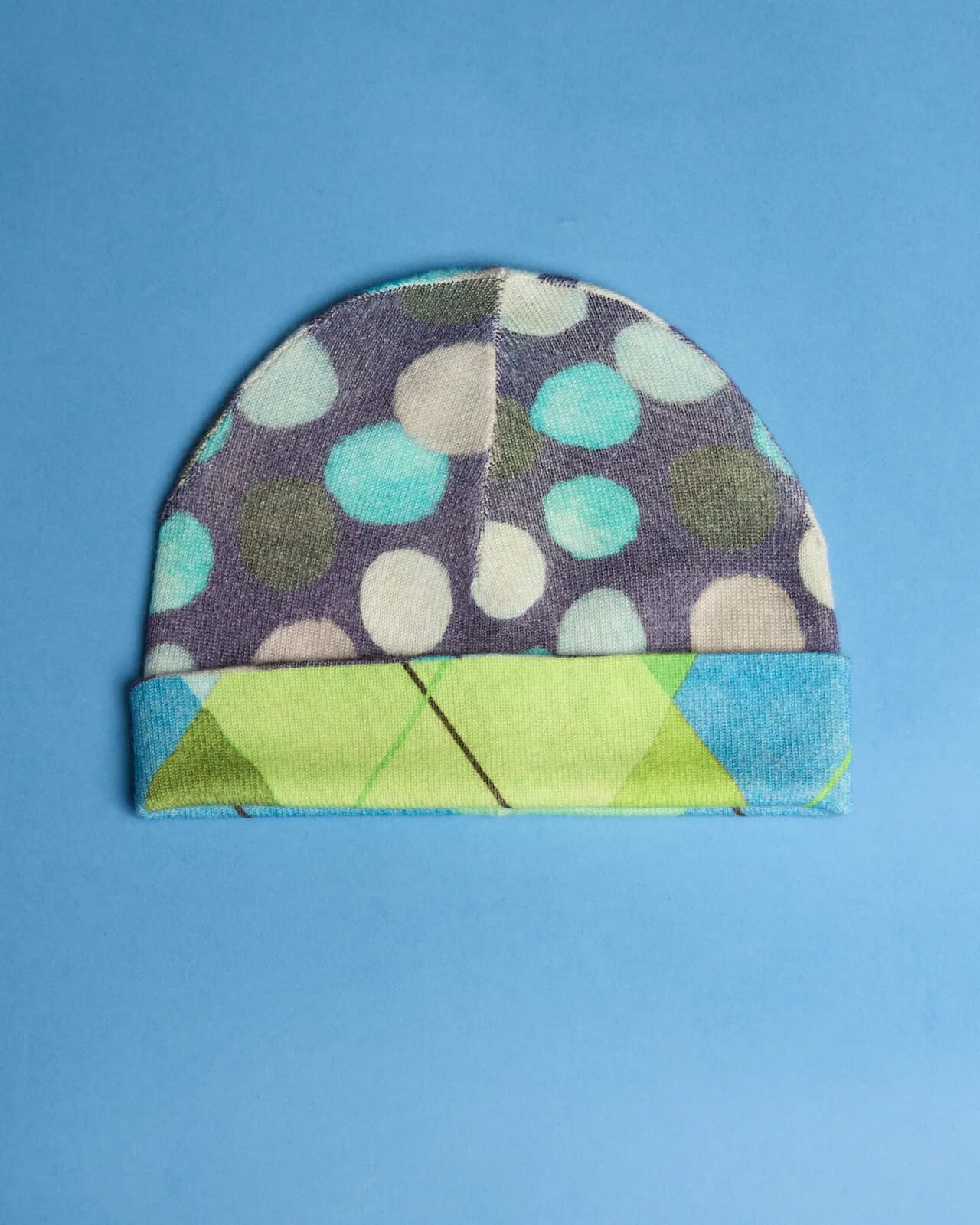 MULTI PRINT REVERSIBLE BEANIE COL.002