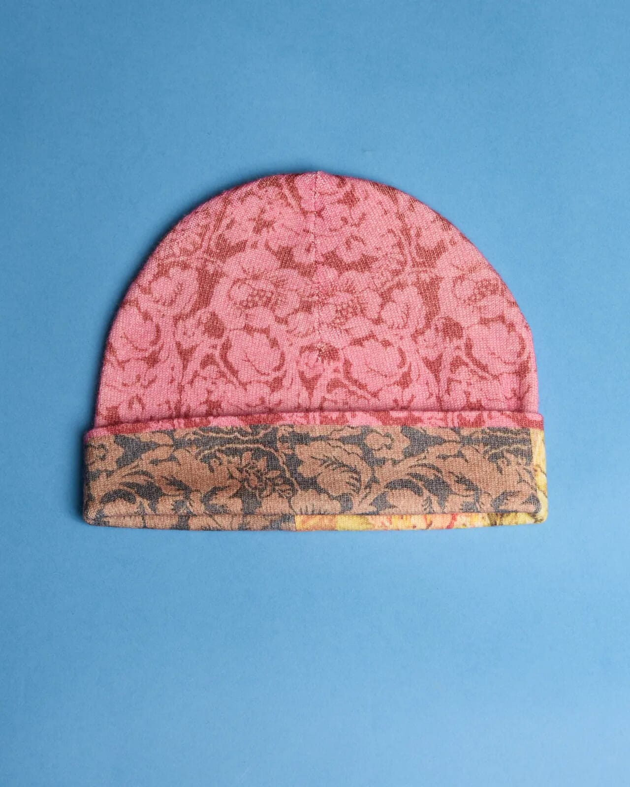 MULTI PRINT REVERSIBLE BEANIE COL.012