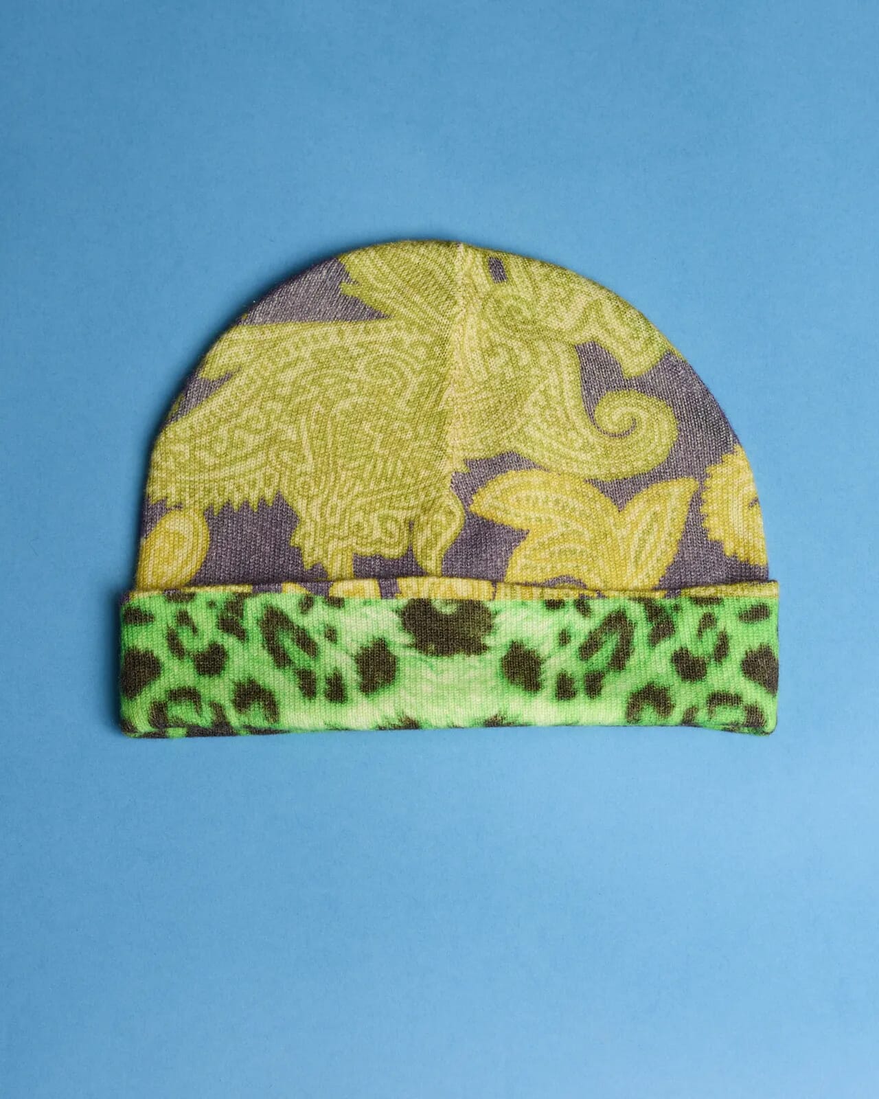 MULTI PRINT REVERSIBLE BEANIE COL.015