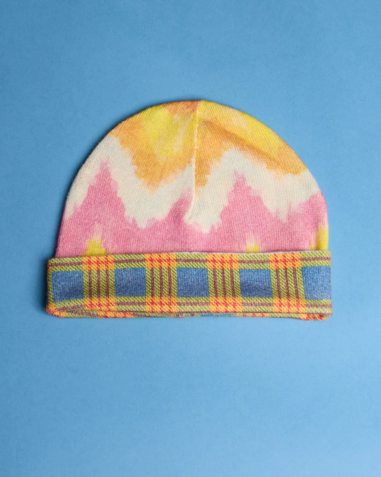 MULTI PRINT REVERSIBLE BEANIE COL.018