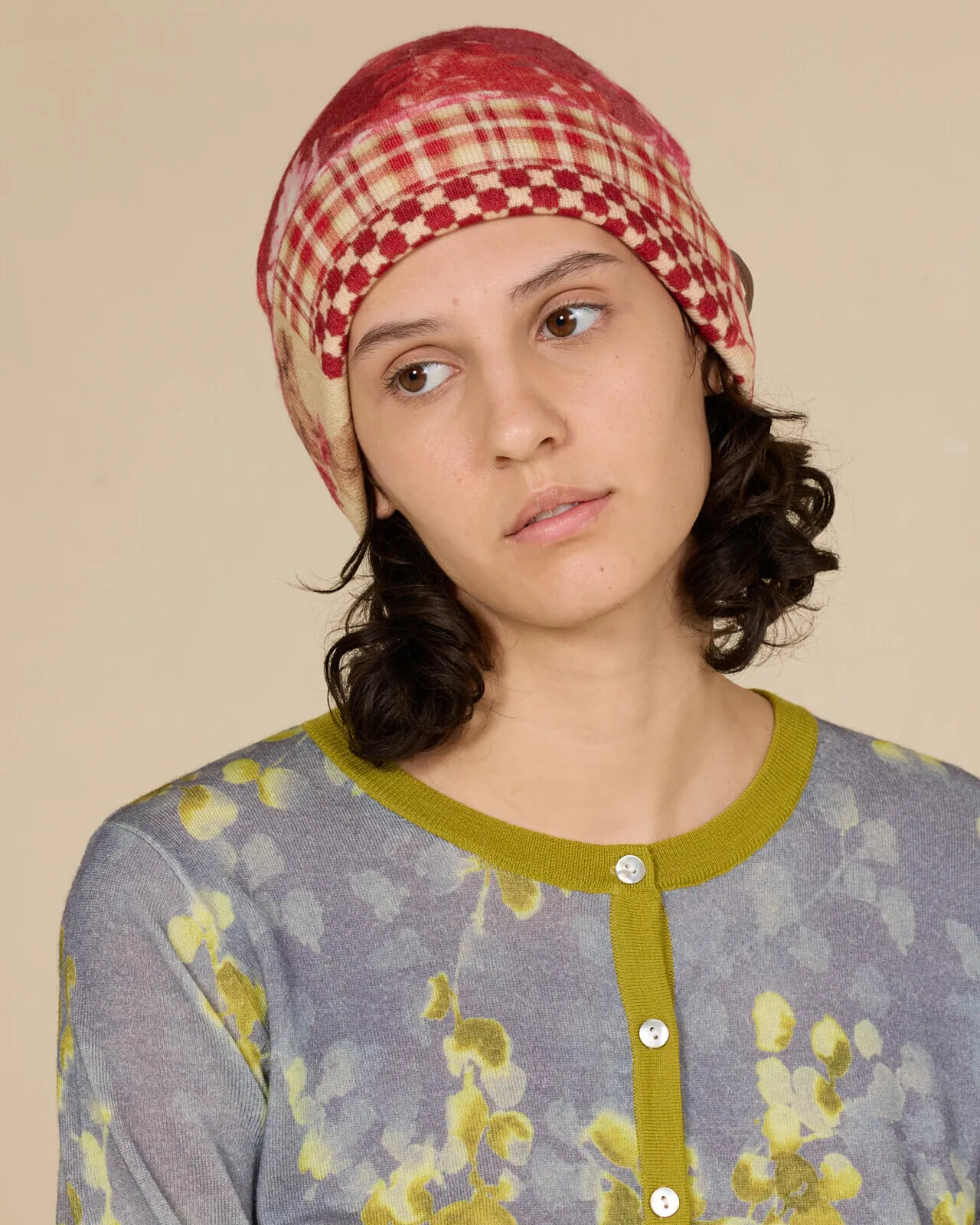 MULTI PRINT REVERSIBLE BEANIE COL.013