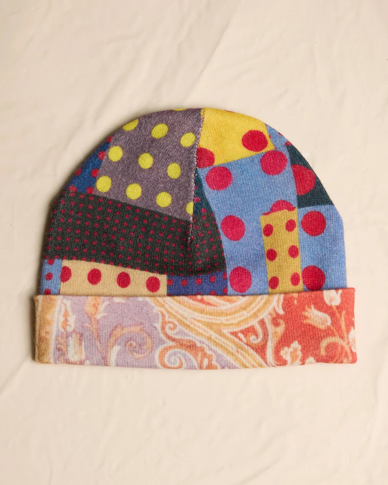 MULTI PRINT REVERSIBLE BEANIE COL.008