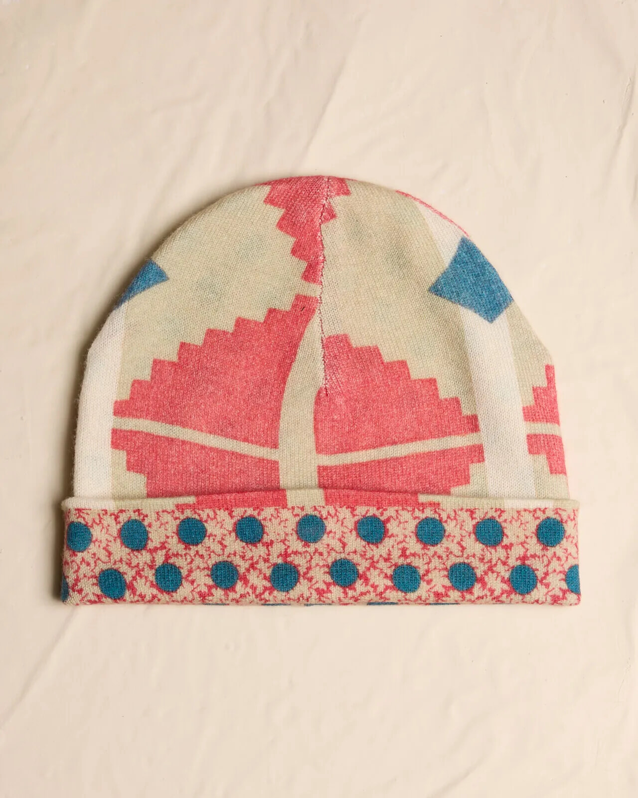MULTI PRINT REVERSIBLE BEANIE COL.007
