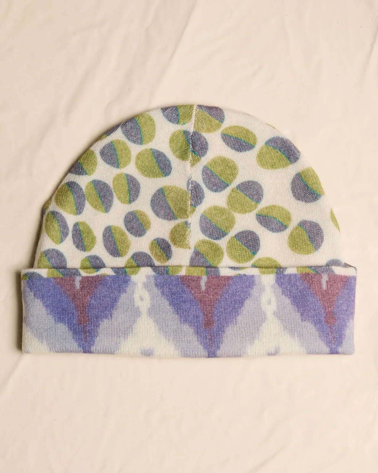 MULTI PRINT REVERSIBLE BEANIE COL.006