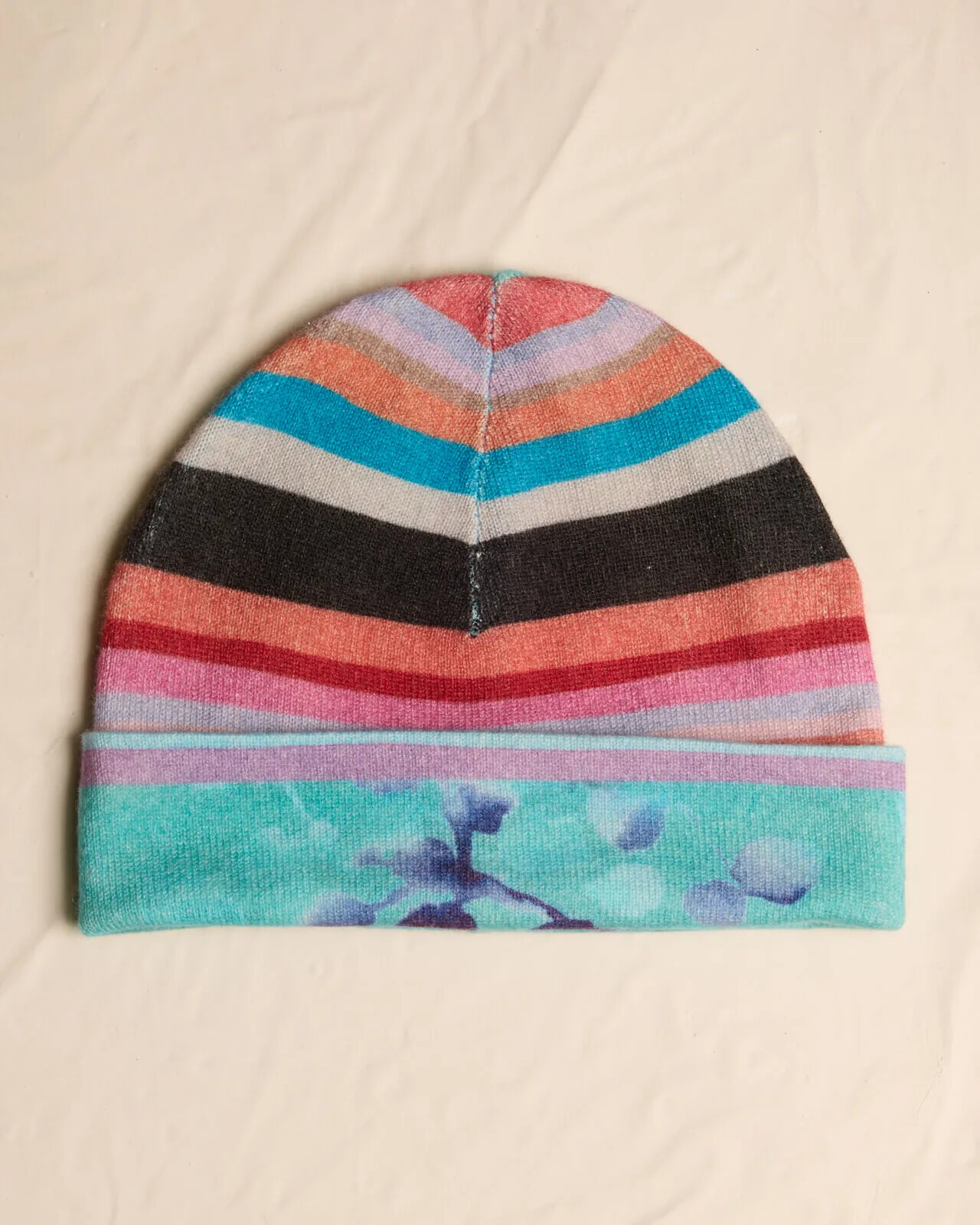MULTI PRINT REVERSIBLE BEANIE COL.002