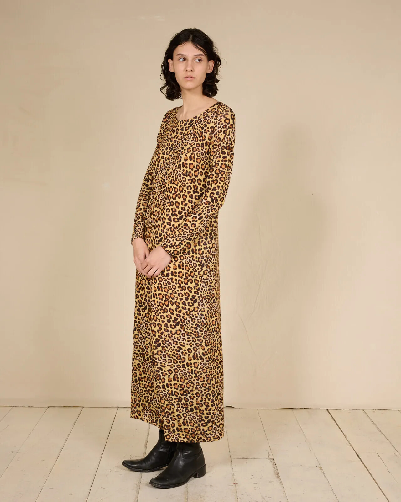 ANIMALIER LONG DRESS COL.261