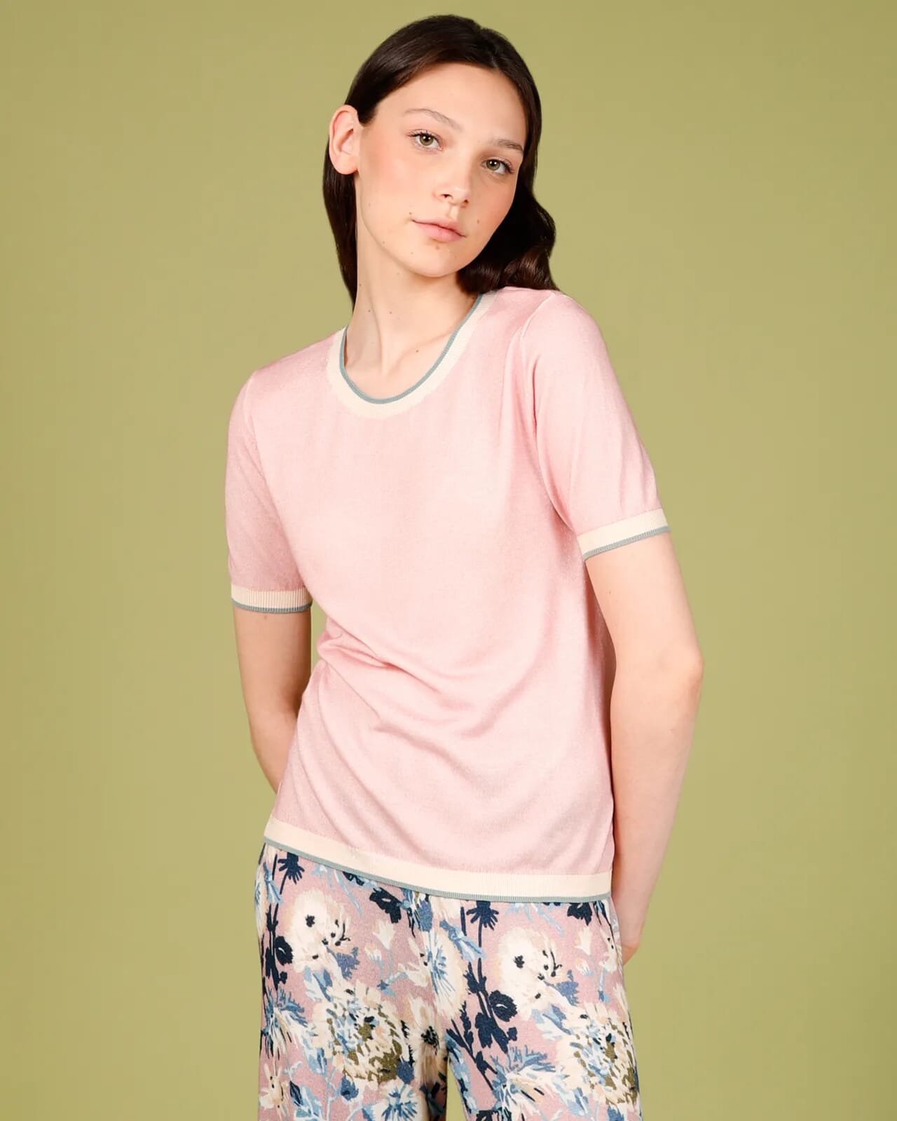 SOLID PRINT TOP COL.006