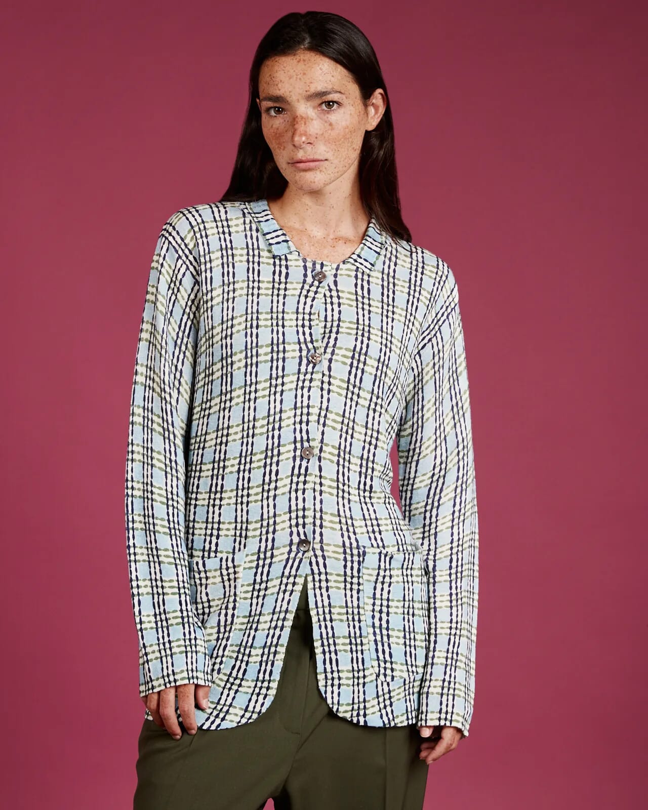 GEOMETRIC PRINT JACKET COL.903